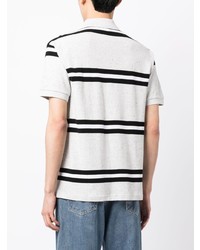 Chocoolate Striped Cotton Polo Shirt