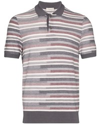 Z Zegna Striped Polo Shirt