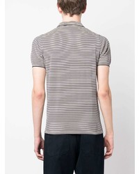 Aspesi Striped Short Sleeved Polo Shirt