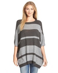 RD Style Poncho Stripe Sweater