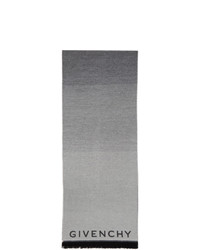 Givenchy Grey Classic Degrade Intarsia Scarf