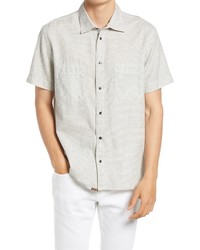 Billy Reid Tuscumbia Short Sleeve Cotton Shirt