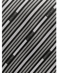Moschino Striped Silk Tie