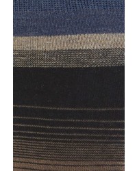 John W. Nordstrom Gradual Stripe Cotton Cashmere Blend Socks