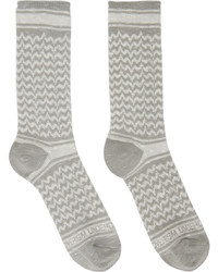 Undercoverism Gray Striped Socks