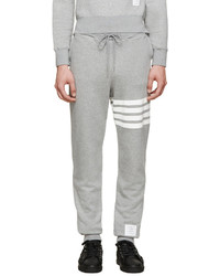 Thom Browne Grey Striped Lounge Pants