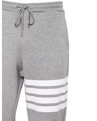 Thom Browne Intarsia Stripes Cotton Jogging Pants