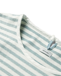 VISVIM Border Striped Cotton T Shirt