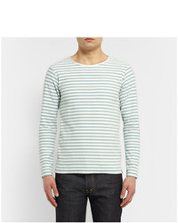 VISVIM Border Striped Cotton T Shirt