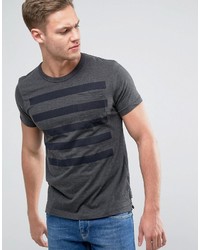 French Connection Five Stripe T Shirt With Pocket