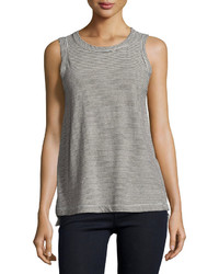 Current/Elliott The Muscle Tee Top Gray