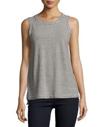 Current/Elliott The Muscle Tee Top Gray