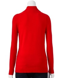Apt. 9 Essential Striped Mockneck Sweater