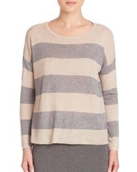Eileen Fisher Striped Long Sleeve Sweater