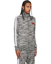 Palm Angels Black White Missoni Edition Knitted Track Jacket