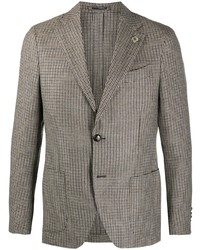 Grey Houndstooth Blazers for Men | Lookastic
