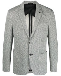 Karl Lagerfeld Houndstooth Pattern Single Breasted Jacket