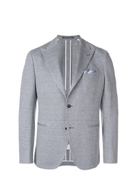 Cantarelli Houndstooth Print Suit Jacket
