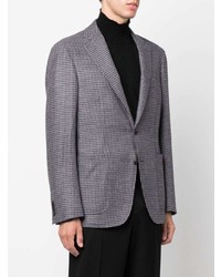 Canali Houndstooth Single Breasted Blazer