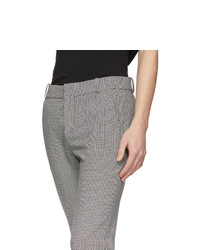 Balmain Black And White Houndstooth Trousers