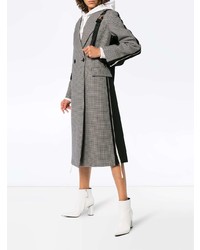 Stella McCartney Chana Double Breasted Houndstooth Wool Coat