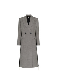 Stella McCartney Chana Double Breasted Houndstooth Wool Coat