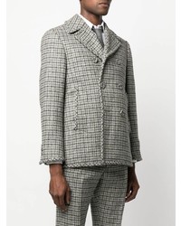 Thom Browne Houndstooth Double Breasted Blazer