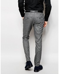 Selected Homme Houndstooth Suit Pants In Skinny Fit