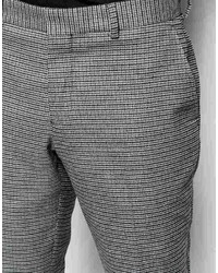 Selected Homme Houndstooth Suit Pants In Skinny Fit