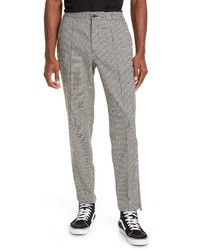 Ovadia & Sons Straight Leg Houndstooth Stretch Wool Pants