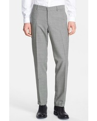 The Kooples Fitted Houndstooth Pants Grey 50