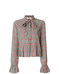 MSGM Houndstooth Blouse