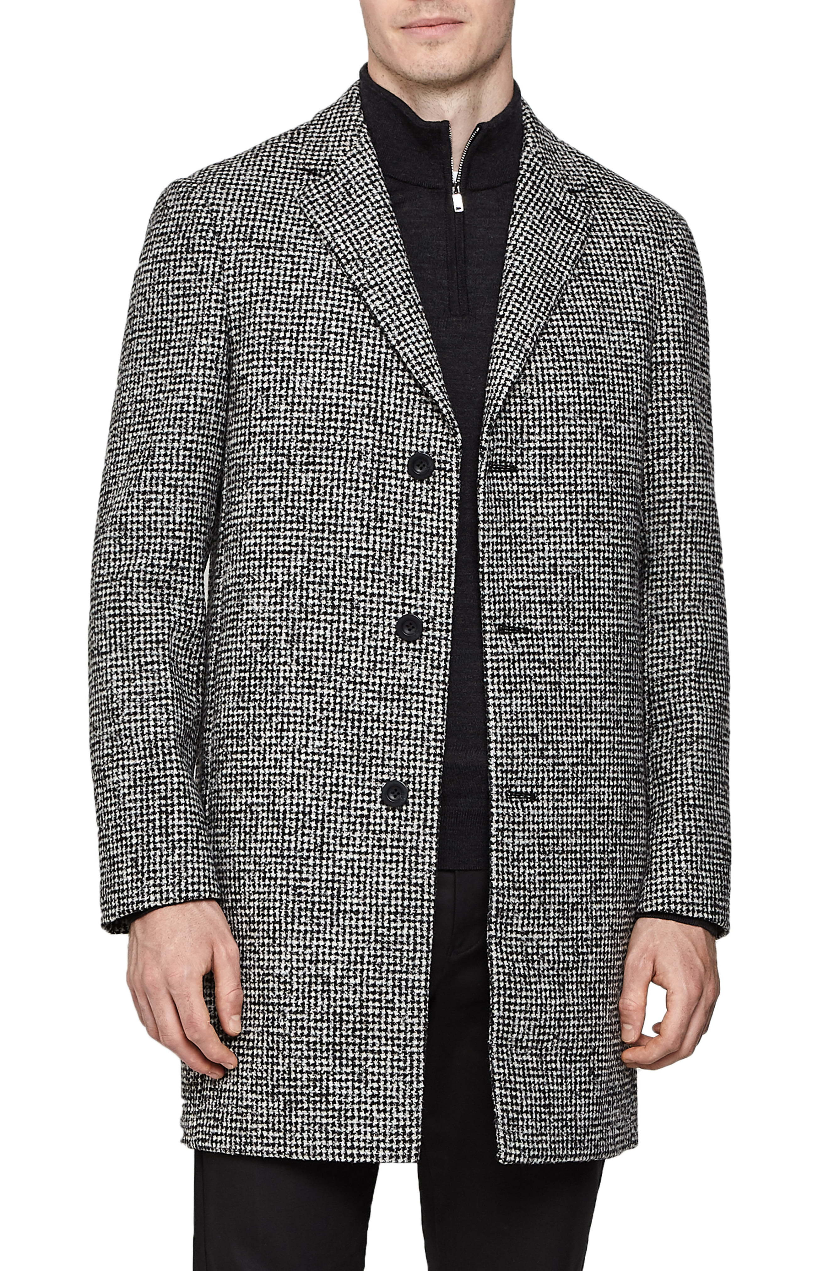 reiss dogtooth coat