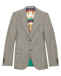 Gucci Houndstooth Wool Jacket