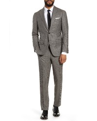 Ring Jacket Trim Fit Houndstooth Wool Suit