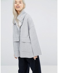 Weekday Bonded Jacket With Funnel Neck