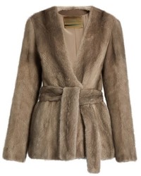 Brock Collection Faye Mink Fur Jacket