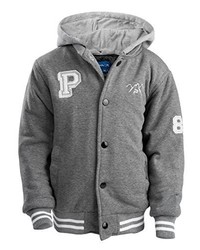 The Polar Club Fleece Varsity Baseball Jacket