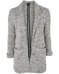 Topshop Jersey Mix Knitted Jacket
