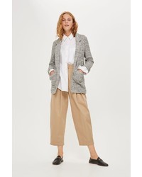 Topshop Jersey Mix Knitted Jacket