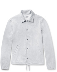 SAVE KHAKI UNITED Mlange Fleece Back Cotton Blend Jersey Jacket