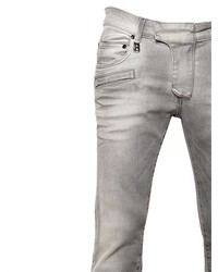 Pierre Balmain 155cm Faded Effect Stretch Denim Jeans