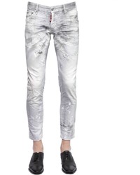 DSQUARED2 165cm Clet Grey Stretch Denim Jeans