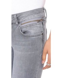 Anine Bing Double Zip Skinny Jeans
