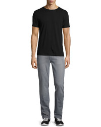 Joe's Jeans Brixton Cool Off Washed Denim Jeans Gray