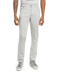Brax Chuck Slim Fit Five Pocket Pants In Silver At Nordstrom