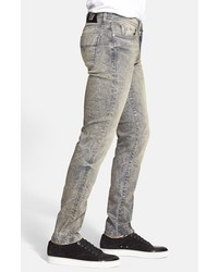Versace Collection Acid Wash Stretch Denim Jeans