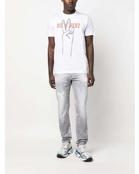 DSQUARED2 Cool Guy Bleached Effect Jeans