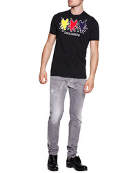 DSQUARED2 Cool Guy Slim Fit Gray Distressed Jeans