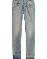 Maison Margiela Cotton Slim Jeans With Contrast Cuffs